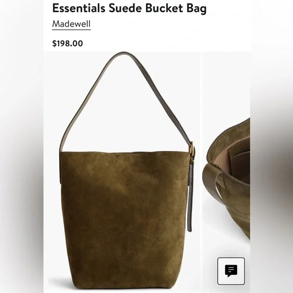Essential Suede Bucket Bag - Picture 1 of 7